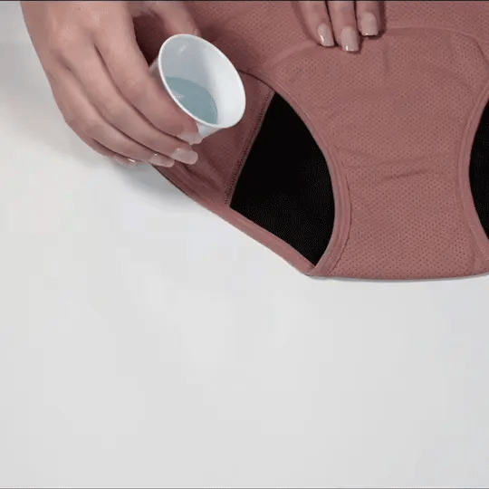 Huggster Brief | 100% lækagesikker, dag & nat | Sort | Menstruationstrusser