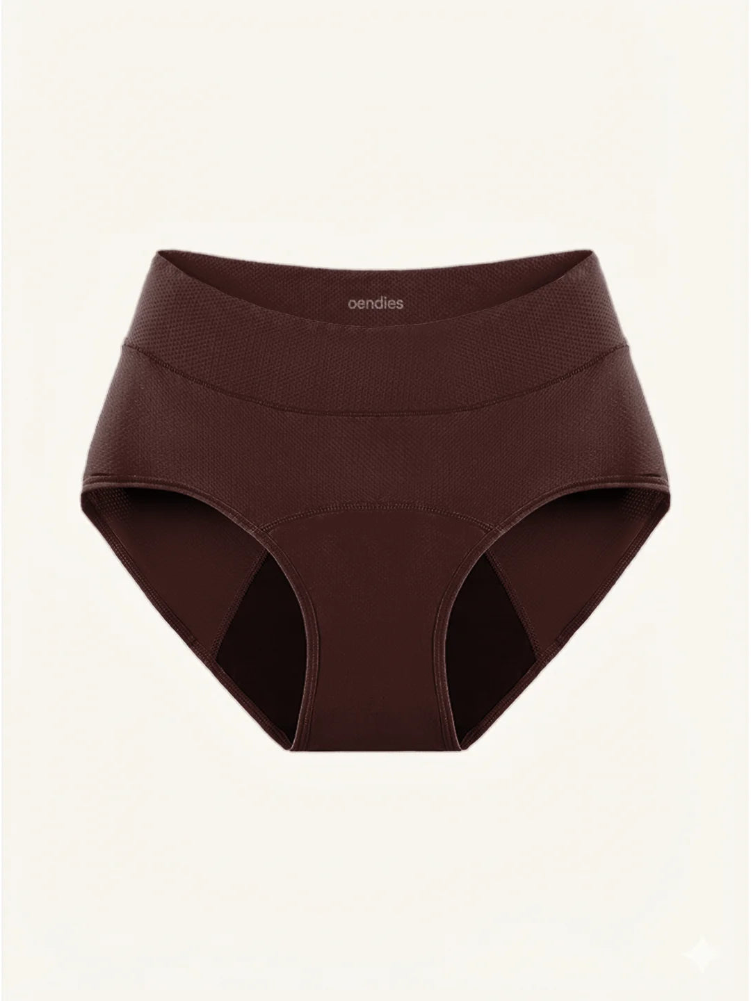 Huggster Brief | Pakke med 10 | Kraftig Urinlækage | 100% lækagesikker, dag & nat | Mørkebrun