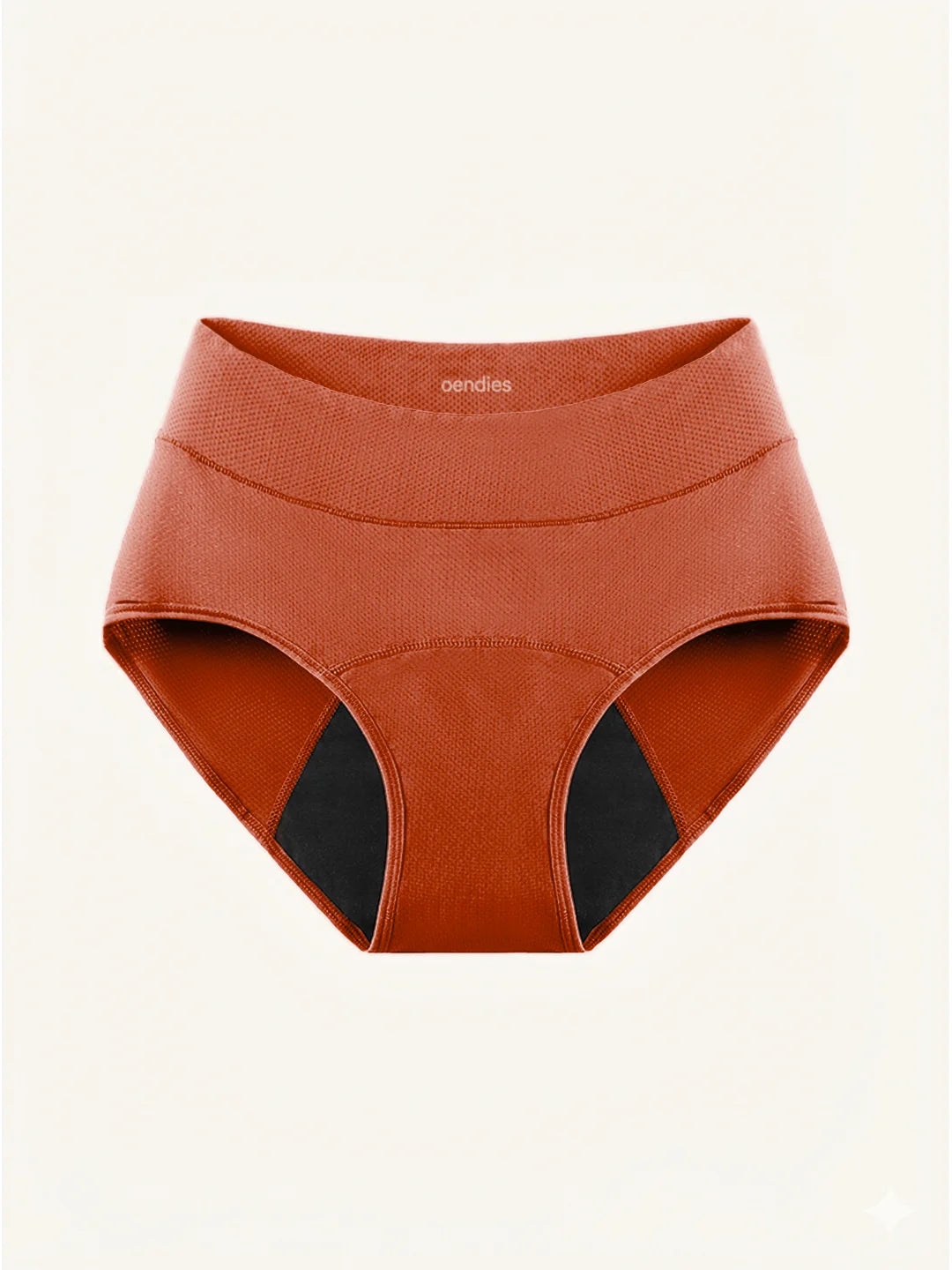 Huggster Brief | 100% lækagesikker, dag & nat | Orange | Menstruationstrusser