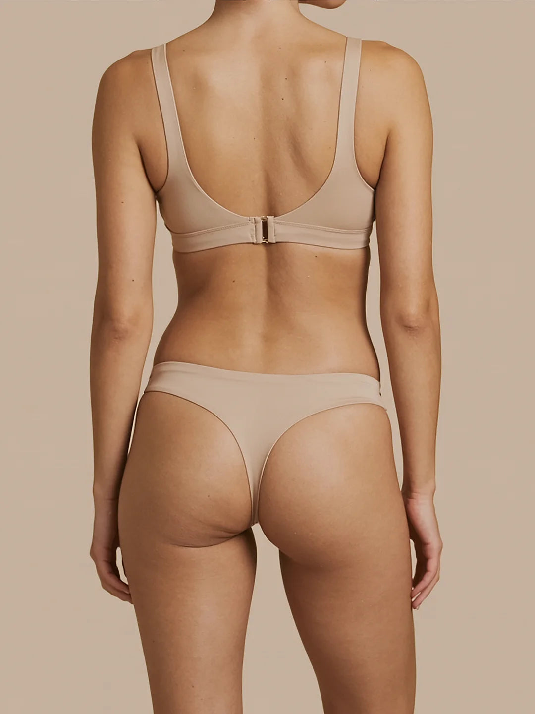 Sømløs Brazilian | Ultra blød og sømløs | 100% lækagesikker | Apricot | Menstruationstrusser