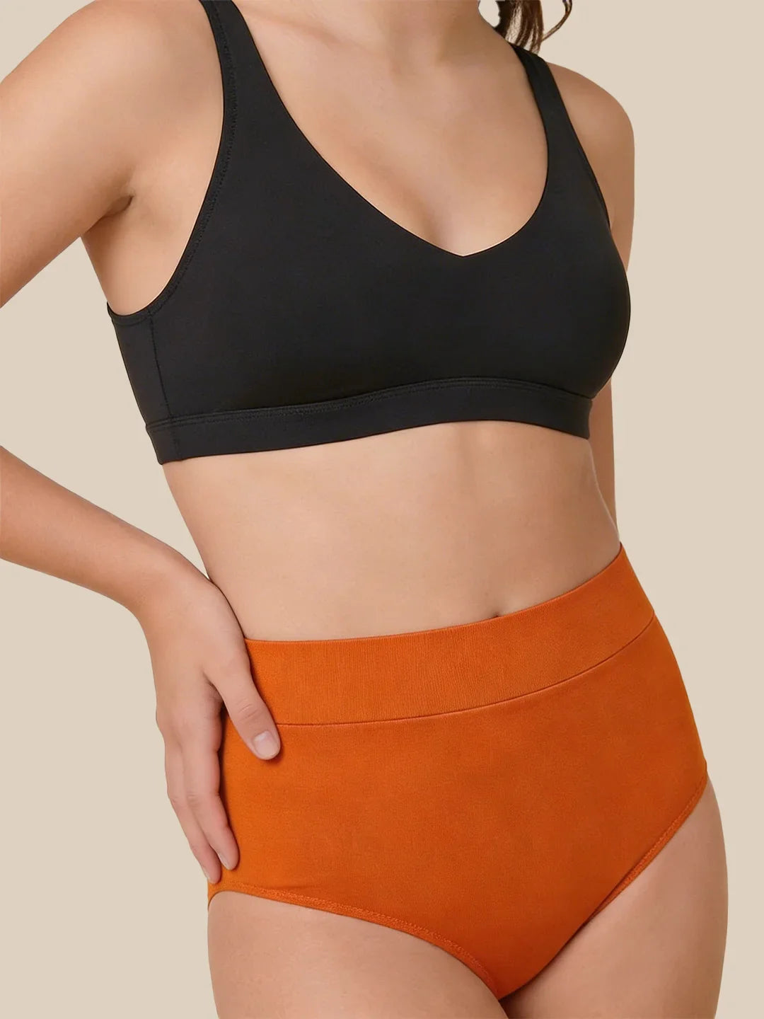 Menstruation Svømning Letter Teenagere | Ekstra intens | 100% lækagesikker | Orange