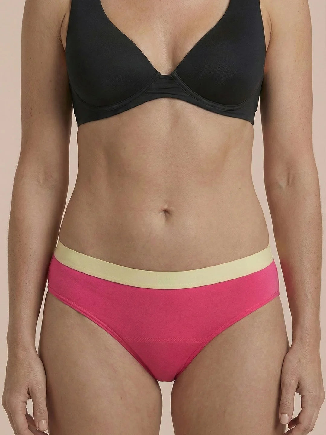 Hipster Brief | 100% lækagesikker, dag & nat | Rød gul | Menstruationstrusser