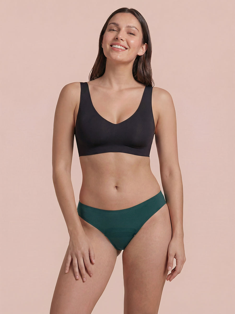 Classic 2.0 Brief | 100% lækagesikker, dag & nat | Grøn