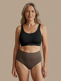 Huggster Brief | 100% lækagesikker, dag & nat | Sort | Menstruationstrusser