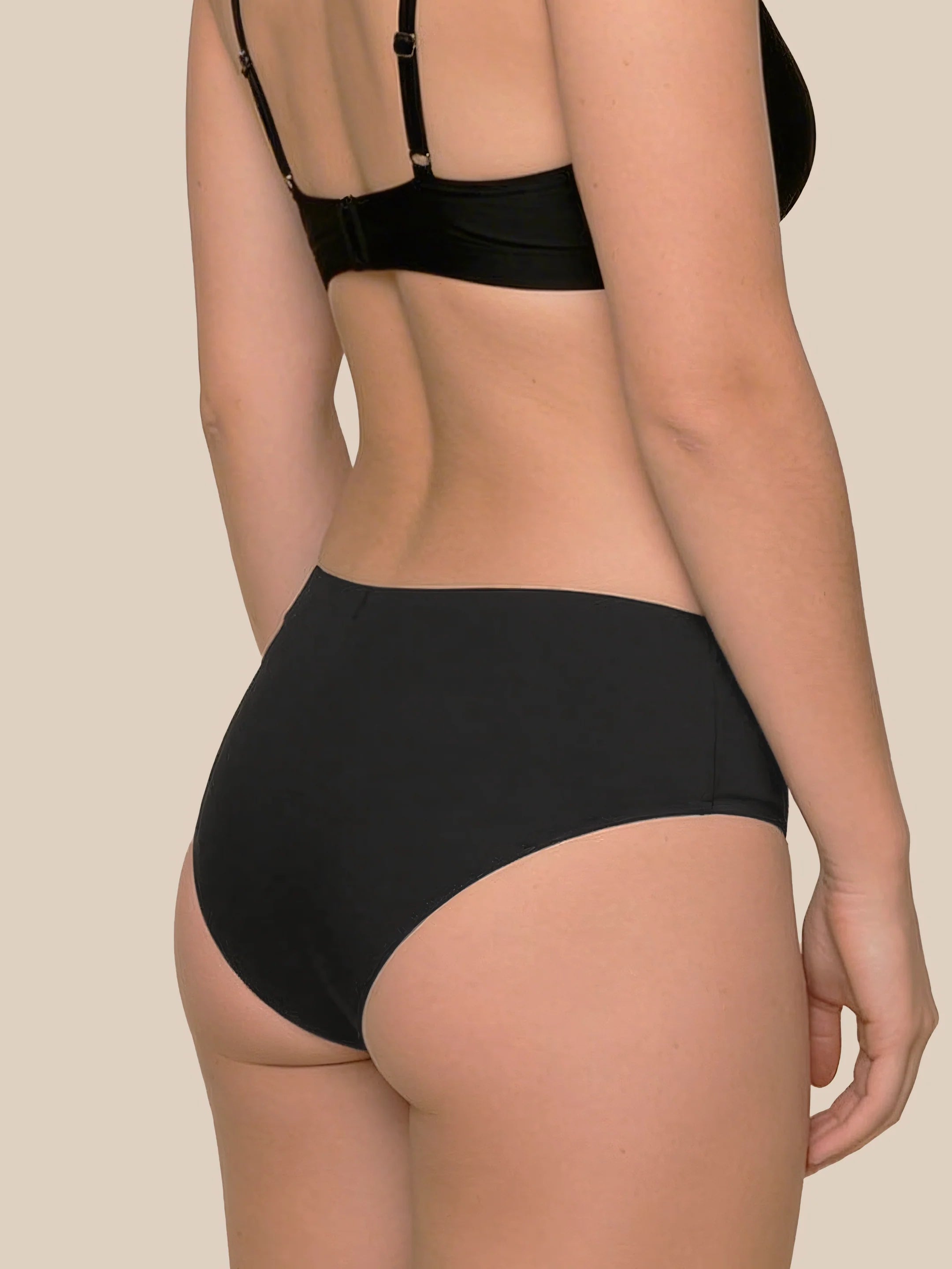 Menstruation Svømning Brev Teenagere | Ekstra intens | 100% lækagesikker | Sort