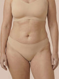 Sømløs Brazilian | Let urinlækage | Ultrablød & sømløs | 100% lækagesikker & økologisk bomuld | Apricot