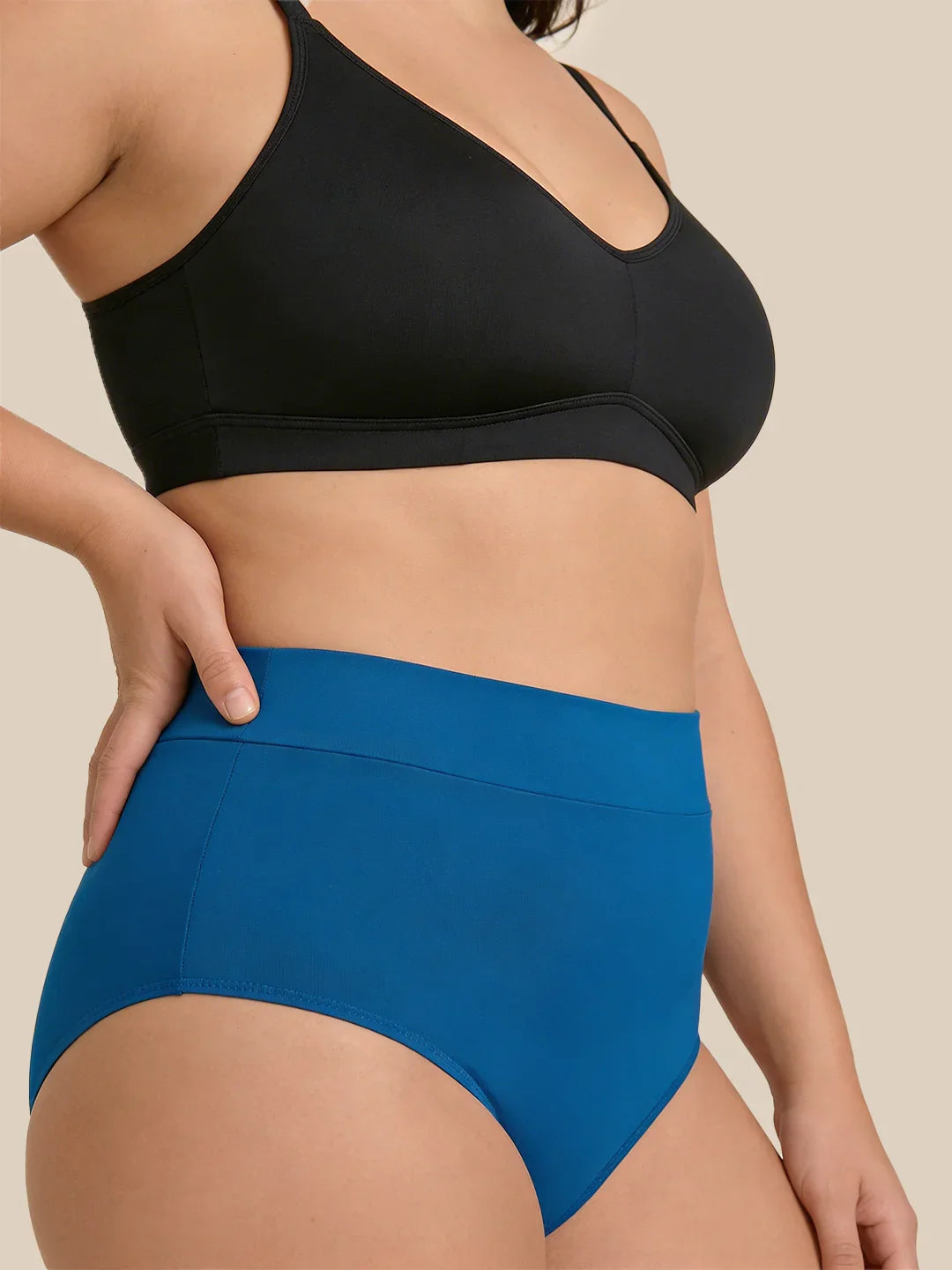 Menstruation Svømmebrev | Ekstra intens | 100% lækagesikker | Blå