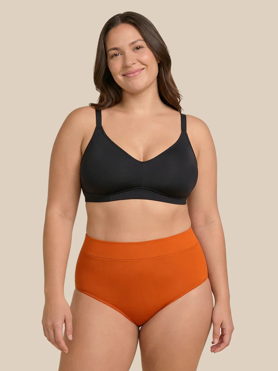 Menstruation Svømmebrev | Ekstra intens | 100% lækagesikker | Orange