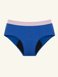 Hipster Brief | 100% lækagesikker, dag & nat | Blå pink | Menstruationstrusser