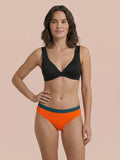 Hipster Brief | 100% lækagesikker, dag & nat | Orange | Menstruationstrusser
