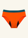 Hipster Brief | 100% lækagesikker, dag & nat | Orange | Menstruationstrusser