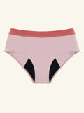 Hipster Brief | 100% lækagesikker, dag & nat | Lyserød | Menstruationstrusser