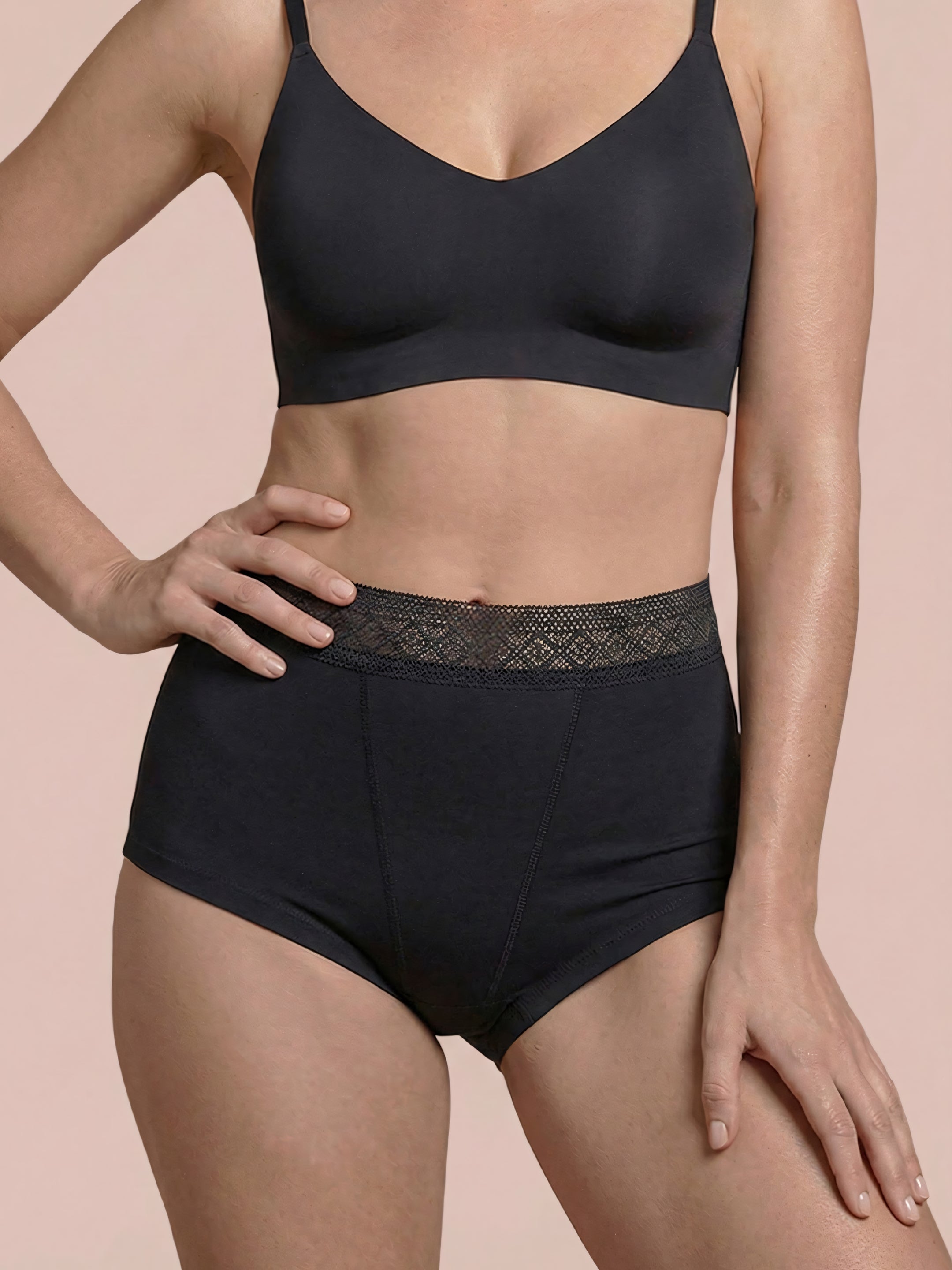 Boyfriend Brief 2.0 | 100% lækagesikker, dag & nat | Sort