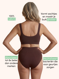 Huggster Brief | Bundel van 10 | Hevig Urineverlies | 100% lekvrij, dag & nacht | Zwart