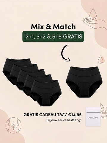 Huggster Brief | Pakke med 10 | Extra Heavy | Sort