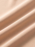 High Waist Brief, close-up van de apricot stof