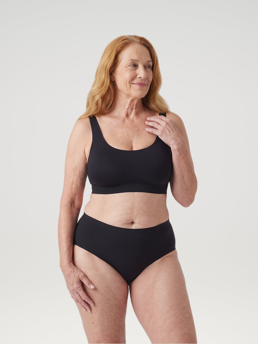 High Waist Brief | Extra Heavy | Sort